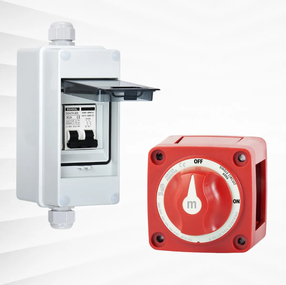 Two solar shutoff options