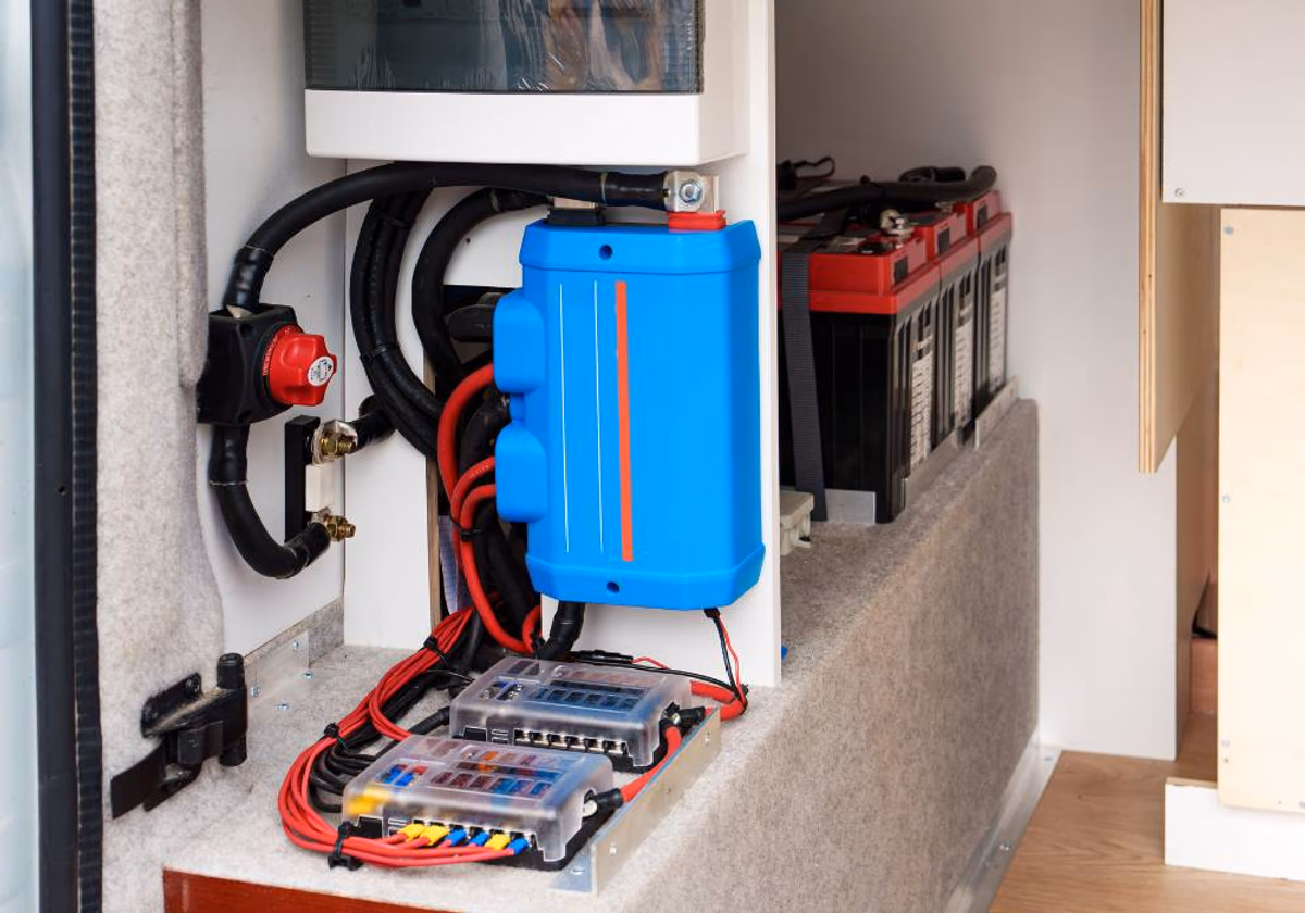 Solar Panels on a van roof